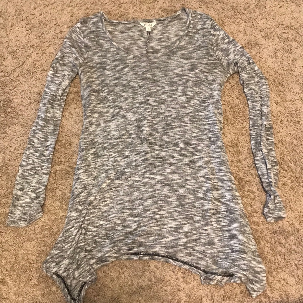 Grey long sweater